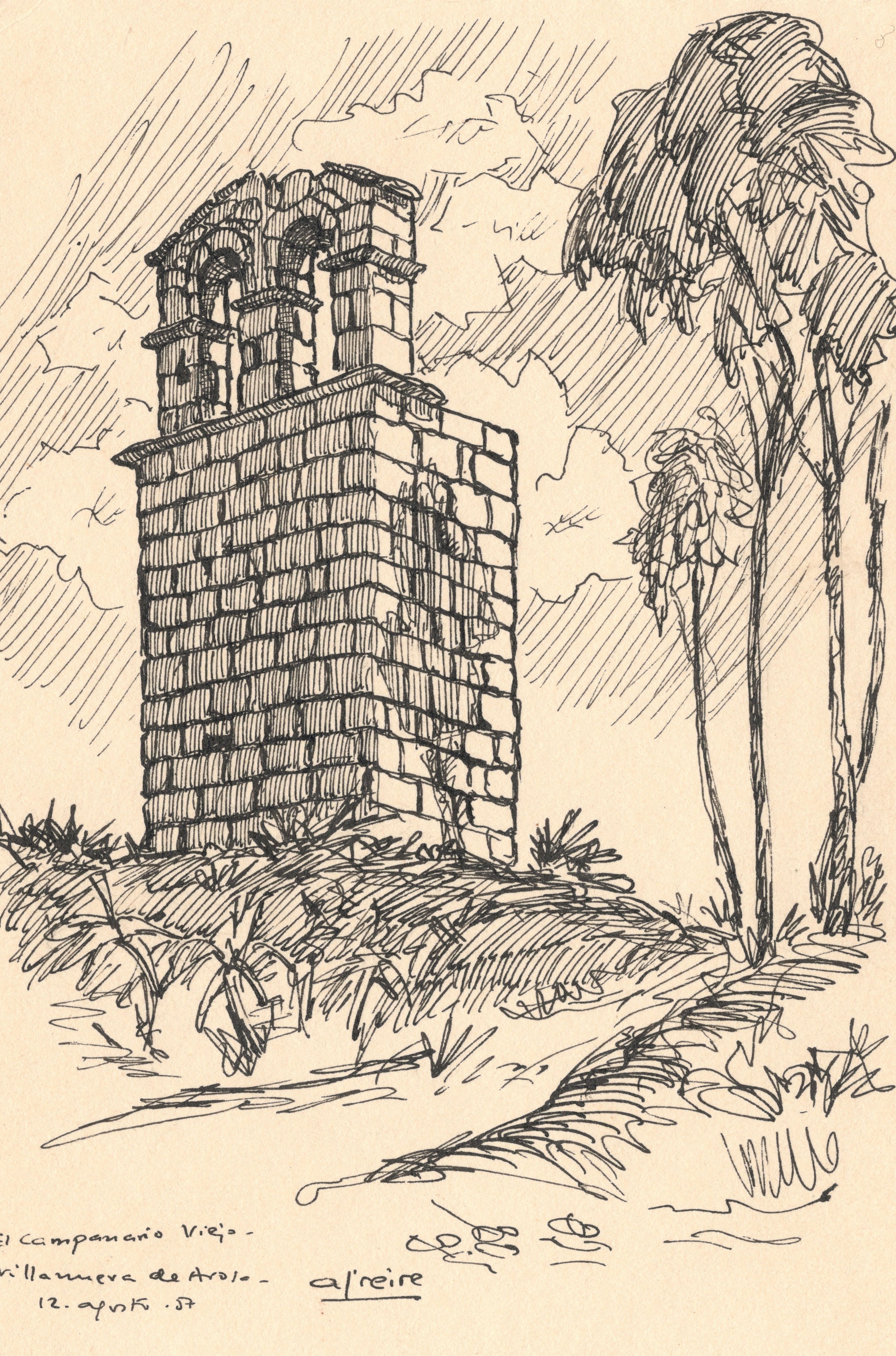 El campanario viejo. Villanueva de Arosa
