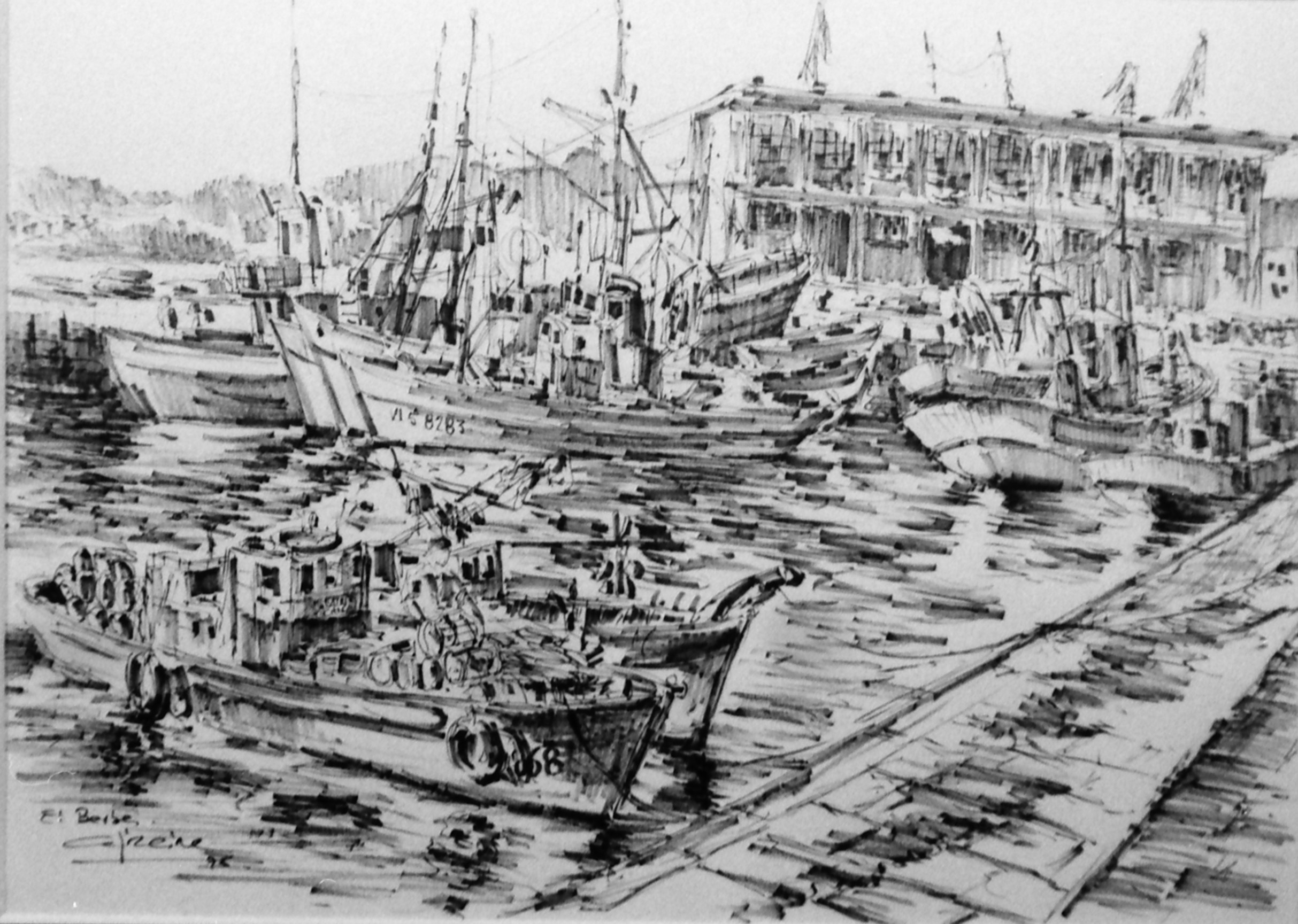 Barcos en el Berbés