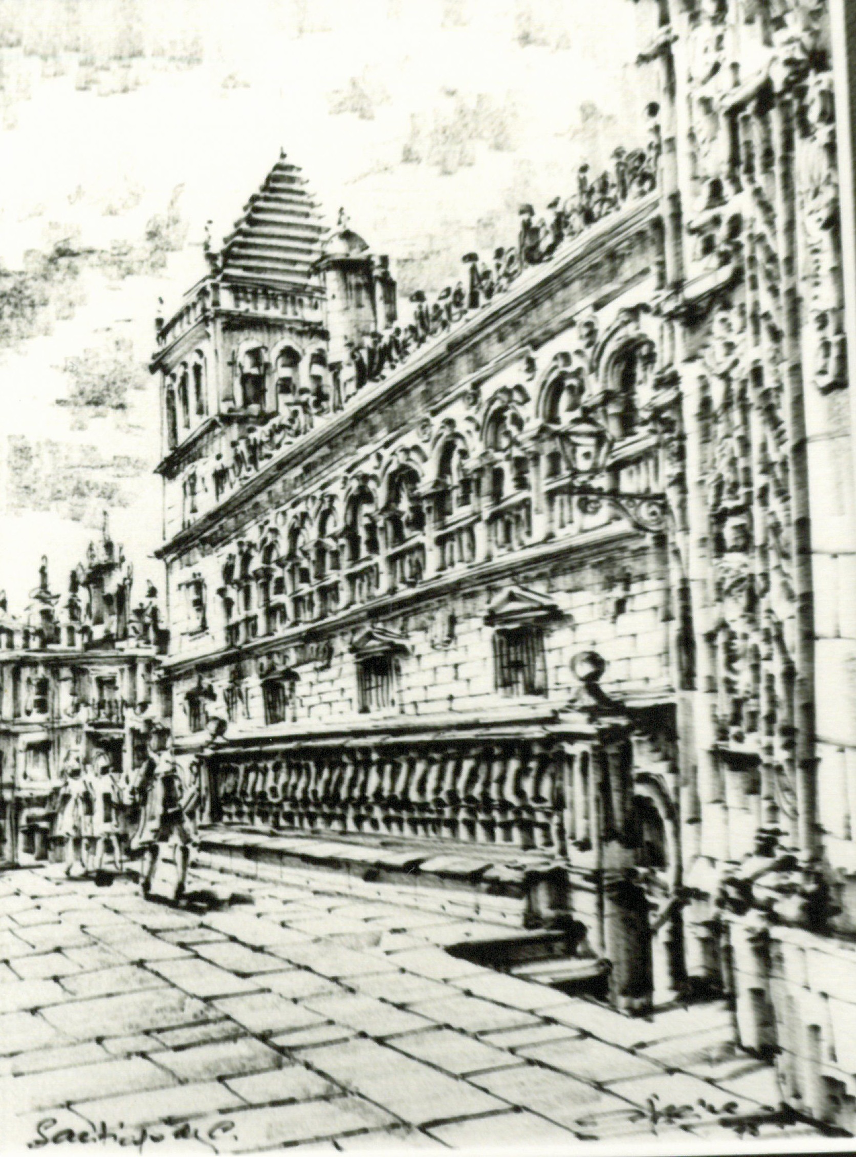 Lateral puerta de Platerías