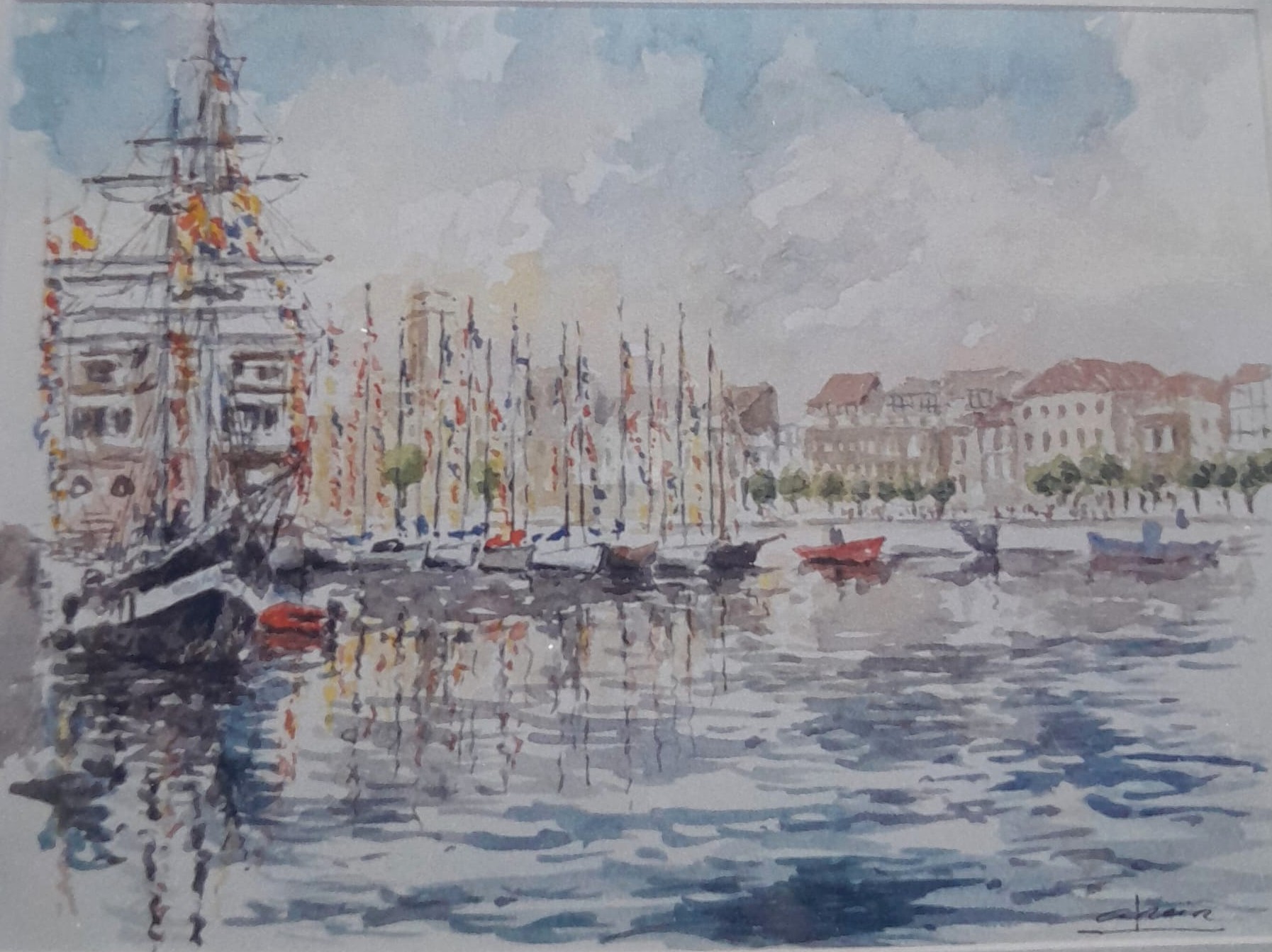 Cutty Sark 1993. En la Darsena