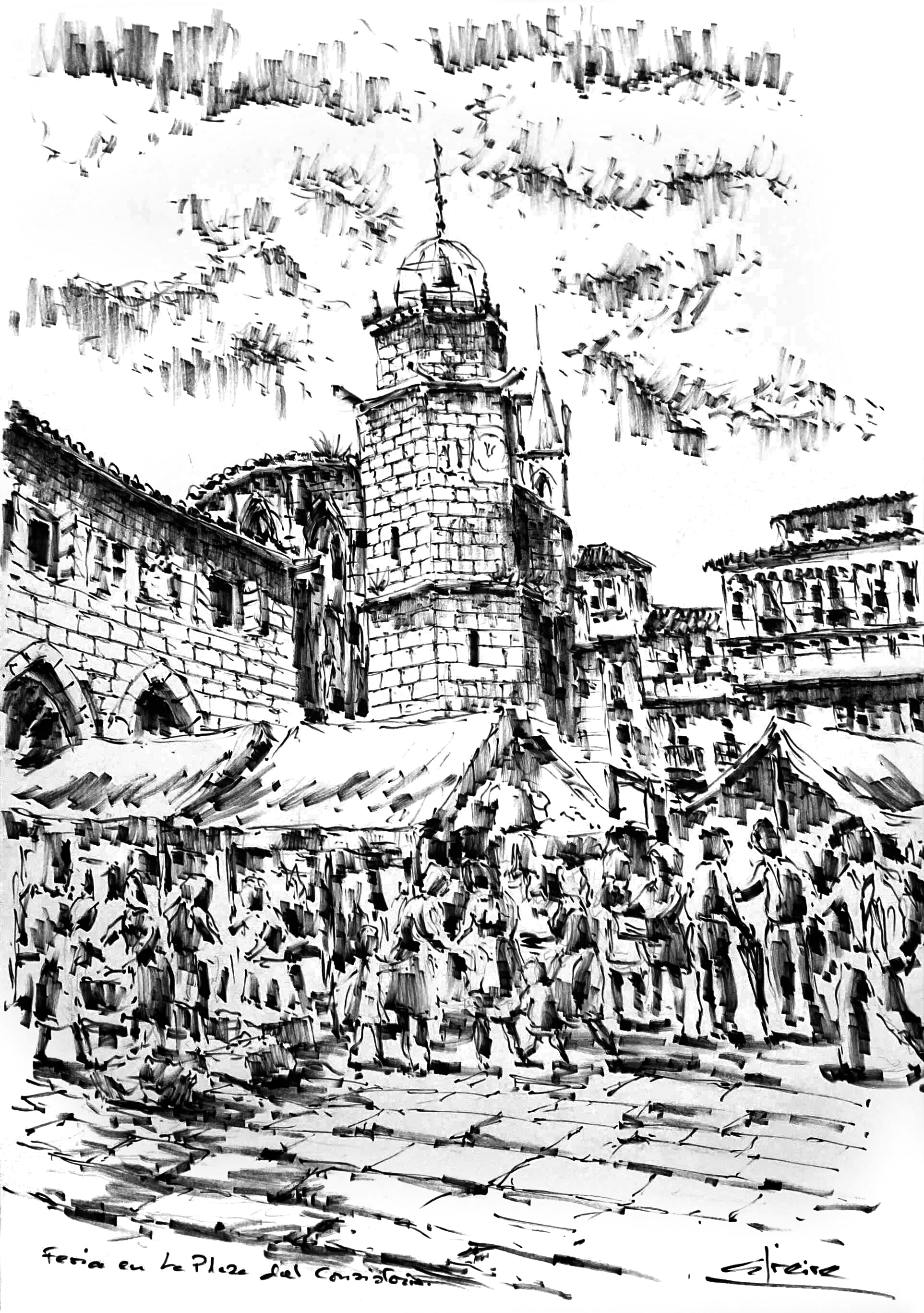 Feria en la Plaza del Consistorio