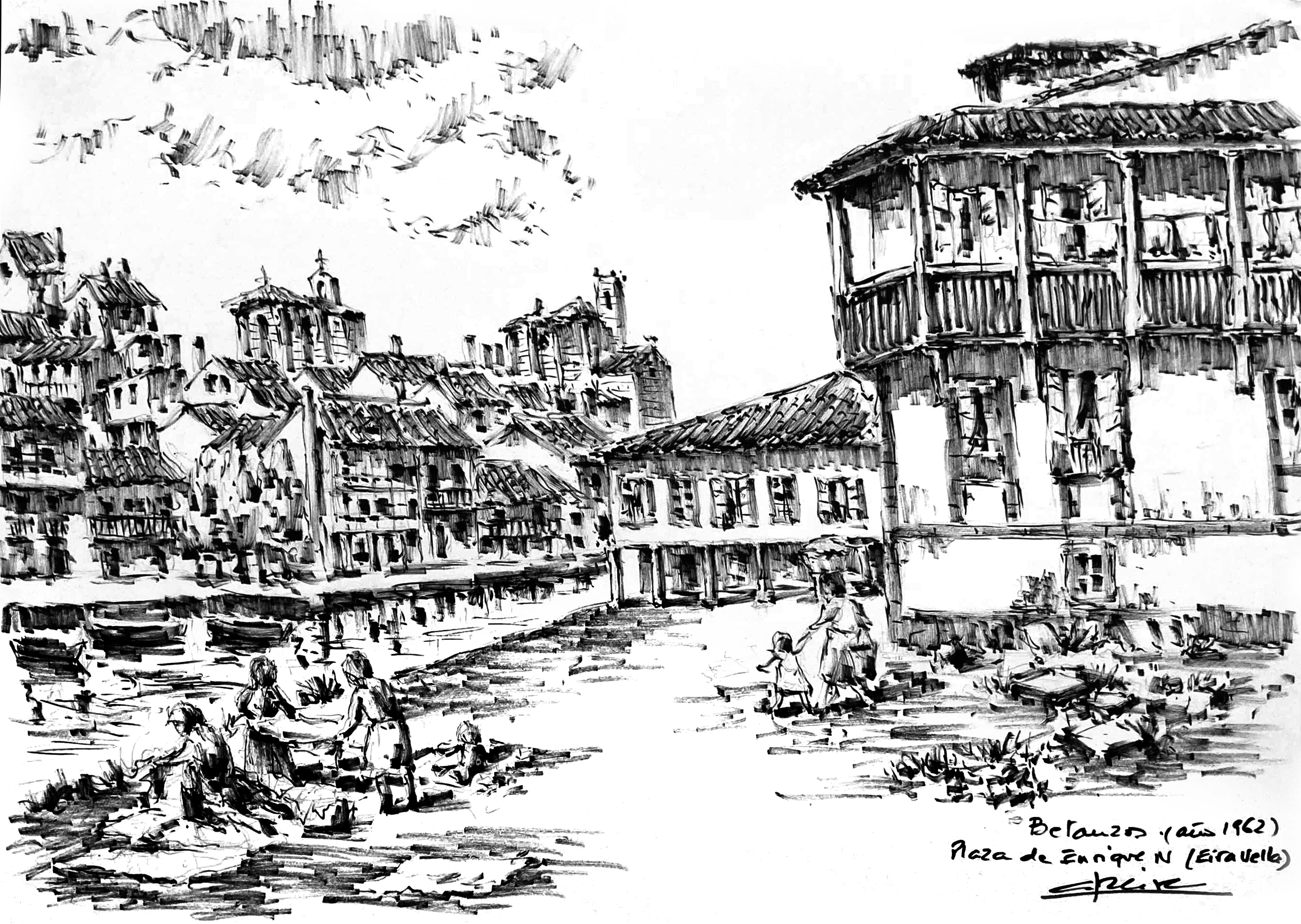 Plaza Enrique IV en 1962