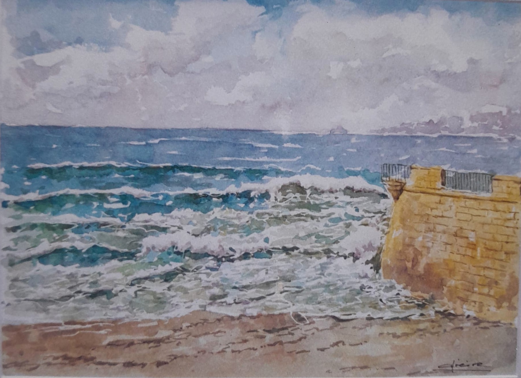 El espigón de Riazor